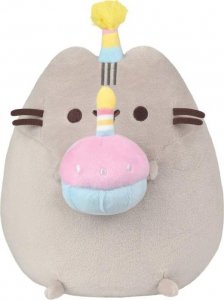Pusheen - Pluszowa maskotka w czapeczce urodzinowej i tortem 24 cm 2