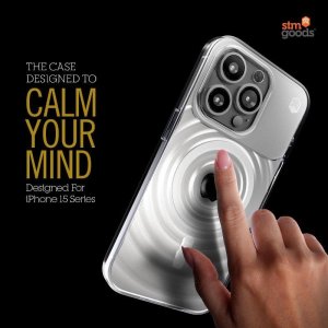 STM STM Reawaken Ripple MagSafe - Etui iPhone 15 (Clear) 3