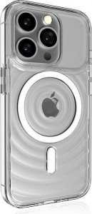 STM STM Reawaken Ripple MagSafe - Etui iPhone 15 (Clear) 7