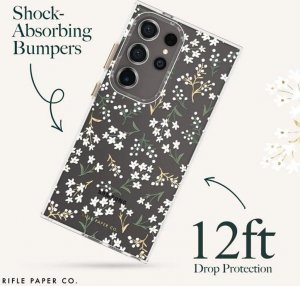 Rifle Paper Clear - Etui Samsung Galaxy S24 Ultra (Małe Kwiaty) 9