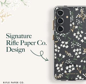 Rifle Paper Clear - Etui Samsungsung Galaxy S24+ (Małe Kwiaty) 11