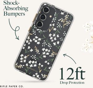 Rifle Paper Clear - Etui Samsungsung Galaxy S24+ (Małe Kwiaty) 10