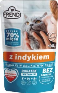 Frendi kawałki w delikatnym sosie z kurczakiem dla kota 20x100g 5 smaków 3