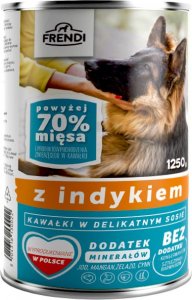 Frendi Frendi kawałki w delikatnym sosie z indykiem i wątróbką mix smaków 16x1250g 2