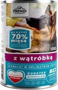 Frendi Frendi kawałki w delikatnym sosie z indykiem i wątróbką mix smaków 16x1250g 3