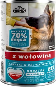 Frendi Frendi kawałki w delikatnym sosie z wołowiną i kurczakiem mix smaków 16x1250g 2