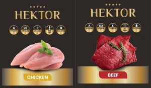 Hektor Karma Premium Hektor baton dla psa Mix Wołowina-Drób 20x900g 2