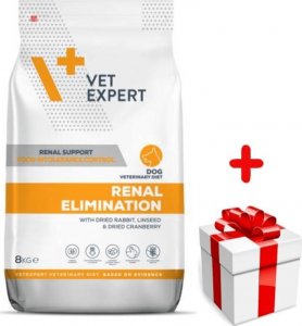 VET EXPERT VETEXPERT Dog Renal Elimination 8kg + niespodzianka dla psa GRATIS! 1