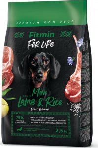 Fitmin  FITMIN For Life Lamb&Rice Mini 2,5kg 1