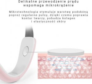 Yeye Elektryczny masażer do twarzy ze światłem LED do poprawy owalu twarzy 6