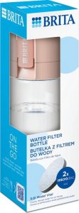 Brita Butelka filtrująca Vital Pastelowa brzoskwinia + 2 filtry MicroDisc 600ml 2