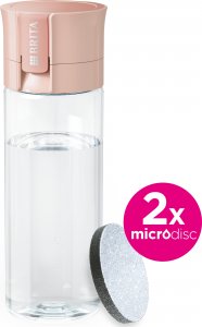Brita Butelka filtrująca Vital Pastelowa brzoskwinia + 2 filtry MicroDisc 600ml 4