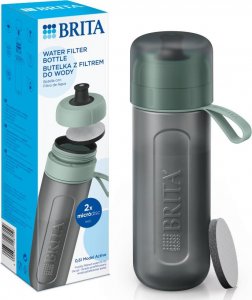 Brita Butelka filtrująca Active Pastelowa zieleń + 2 filtry MicroDisc 600ml 1