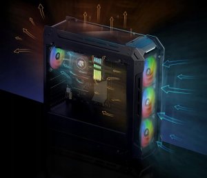 Wentylator AsiaHorse WD-001 ARGB 120mm Czarne 3-pack 5