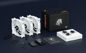 Wentylator AsiaHorse WD-001 ARGB 120mm Białe 3-pack 6