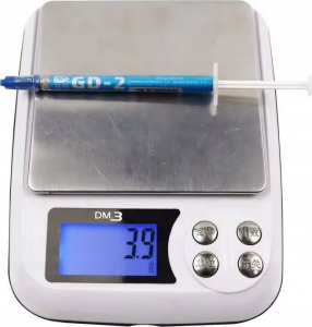 Pasta termoprzewodząca Pasta termoprzewodząca GD2 1 gram 7,5W/mk Szpatułka 3