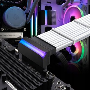 Złącze adapter przedłużka ATX 24 PIN ARGB do Płyty głównej 90 stopni 2