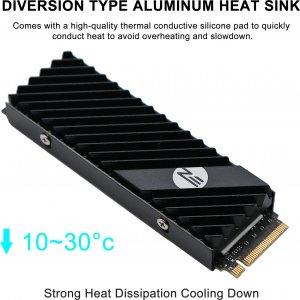 Radiator do dysku SSD M.2 PS5 PC EZDIY-FAB NVME Termopad 6