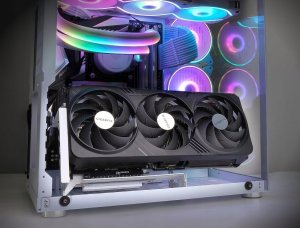 Uchwyt do karty graficznej Regulowany EZDIY-FAB Riser Biały PCIE 4.0 Vertical GPU 2