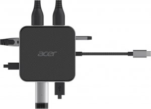 HUB USB Acer ACER 7 in 1 USB4 8K Multi Display hub HDMI + DP + 2xUSB3.2 + USB C + RJ45 + 3.5mm Audio Port 1