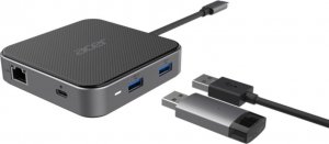HUB USB Acer ACER 7 in 1 USB4 8K Multi Display hub HDMI + DP + 2xUSB3.2 + USB C + RJ45 + 3.5mm Audio Port 3