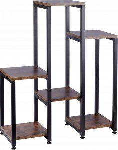 Vilde Kwietnik metalowy 6-poziomowy 80 cm 9