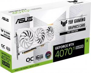 Karta graficzna Asus TUF Gaming GeForce RTX 4070 Ti SUPER OC BTF White 16GB GDDR6X (TUF-RTX4070TIS-O16G-BTF-WHITE) 14