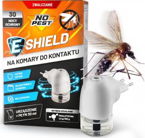 NO PEST Elektro Środek na Komary do Kontaktu E-Shield Urządzenie + Płyn Wkład 30ml 1