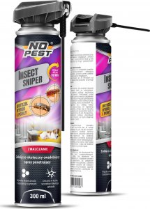 NO PEST Sniper Spray na Rybiki 300ml Środek Płyn Preparat na Rybiki Pchły Karaluchy 4