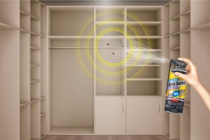 NO PEST Sniper Spray na Mole 400ml Środek Płyn Preparat na Mole Odzieżowe Spożywcze 5