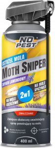 NO PEST Sniper Spray na Mole 400ml Środek Płyn Preparat na Mole Odzieżowe Spożywcze 6