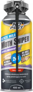 NO PEST Sniper Spray na Mole 400ml Środek Płyn Preparat na Mole Odzieżowe Spożywcze 7