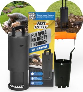 NO PEST Pułapka na Krety i Nornice Mole Cruncher Łapka Żywołapka na Krety Nornice Karczowniki Myszy i Inne Gryzonie 5