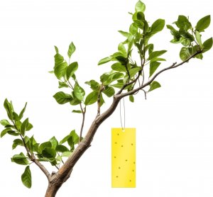 NO PEST Lep do Doniczek Szklarni Sadów 25x10cm (5 szt) Pułapki Lepowe Lepy na Mszyce Ziemiórki Muszki Mrówki i Inne Szkodniki Roślin 5