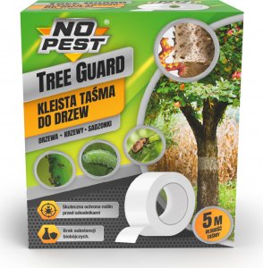 NO PEST Lep do Drzew 5m Tree Guard Kleista Taśma Lep Pułapka na Gąsienice Mrówki Mszyce Piędziki i Inne Szkodniki Roślin 7