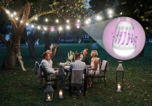 NO PEST Lampa Żarówka Owadobójcza Insect Bulb Lampa na Komary Muchy Meszki Ćmy Mole Osy i Inne Owady 6