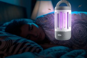 NO PEST Lampa Owadobójcza Insect Lantern Lampa na Komary Muchy Meszki Ćmy Mole Osy i Inne Owady 8