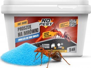 NO PEST Odstraszacz owadów 5kg Proszek na Mrówki Trutka Granulat Środek na Mrówki Gniazda Mrówek Mrowiska 4