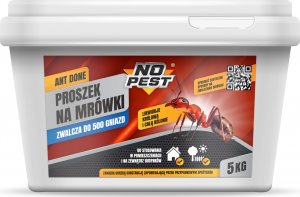 NO PEST Odstraszacz owadów 5kg Proszek na Mrówki Trutka Granulat Środek na Mrówki Gniazda Mrówek Mrowiska 9