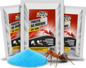 NO PEST Odstraszacze owadów Proszek na Mrówki 20g Trutka Granulat 4
