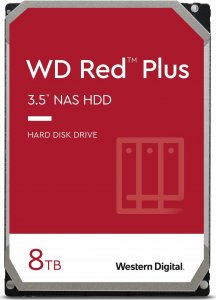 Dysk serwerowy WD Red Plus 8TB 3.5'' SATA III (6 Gb/s)  (WD80EFPX) 1