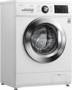 Pralka LG LG | F2J3WY5WE | Washing machine | Energy efficiency class E | Front loading | Washing capacity 6.5 kg | 1200 RPM | Depth 44 cm | Width 60 cm | Display | LED | Steam function | Direct drive | White 3