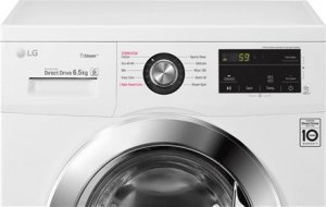 Pralka LG LG | F2J3WY5WE | Washing machine | Energy efficiency class E | Front loading | Washing capacity 6.5 kg | 1200 RPM | Depth 44 cm | Width 60 cm | Display | LED | Steam function | Direct drive | White 4