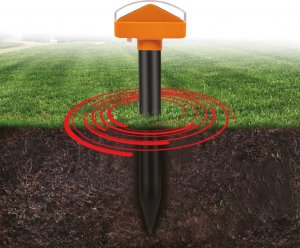 NO PEST Solarny Ultradźwiękowy Odstraszacz Kretów (2 szt) Thor Hammer Odstraszacz na Krety Nornice Węże do 1800 m 8