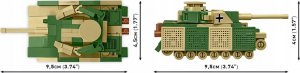 Cobi Klocki Czołg IV Ausf. J 7
