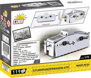 Cobi Klocki Sturmpanzerwagen A7V 2