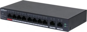 Switch Dahua Technology DAHUA Switch||CS4010-8GT-110|Type L2|Desktop/pedestal|8x10Base-T / 100Base-TX / 1000Base-T|PoE ports 8|DH-CS4010-8GT-110 1