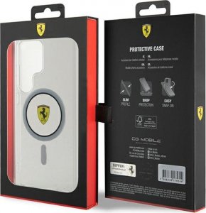 Ferrari Ferrari FEHMS24LU3CLK S24 Ultra S928 black/black hardcase IML Transp Inner Circle Line MagSafe 8