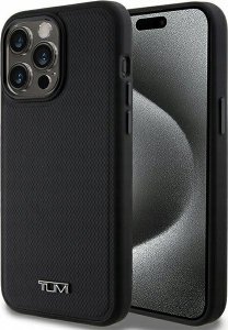Tumi Tumi TUHMP15XRBAK iPhone 15 Pro Max 6.7" black/black hardcase Leather Balistic Pattern MagSafe 1