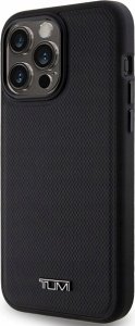 Tumi TUHMP15XRBAK iPhone 15 Pro Max 6.7" black/black hardcase Leather Balistic Pattern MagSafe 3